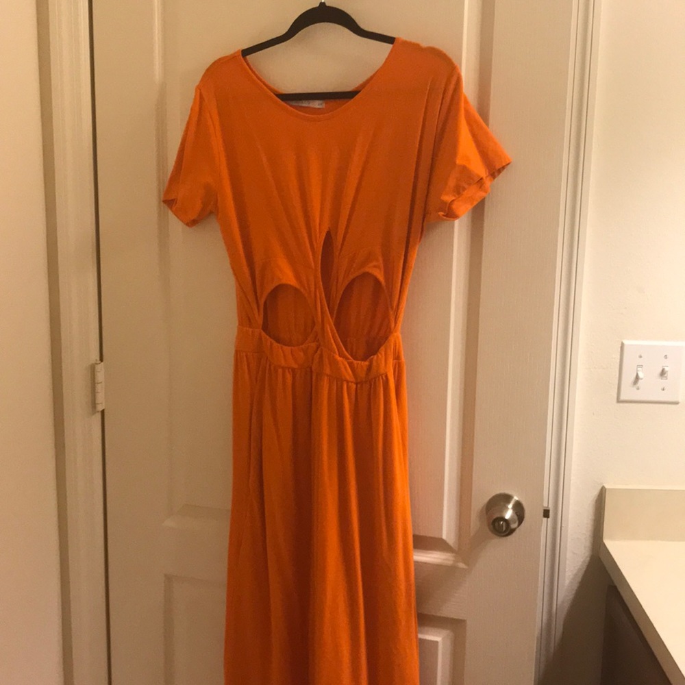 Orange dress